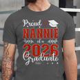Proud Nannie Of A Class Of 2026 Graduate Senior Graduation Unisex Jersey T-Shirt