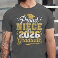 Proud Niece Of a Class Of 2026 Graduate Senior Graduation Unisex Jersey T-Shirt