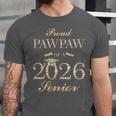 Proud Pawpaw Of A 2026 Senior Graduate Graduation Unisex Jersey T-Shirt