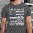 Proud Police Academy Survivor Graduation Unisex Jersey T-Shirt