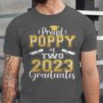 Proud Poppy Of Two 2023 Graduate Class 2023 Graduation Unisex Jersey T-Shirt