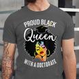 Proud Queen PhD Doctorate Degree Graduation Woman Girl Unisex Jersey T-Shirt