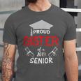 Proud Sister Of a 2019 Senior Graduation Family Unisex Jersey T-Shirt
