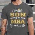 Proud Son Of 2023 Class MBA Graduate Family Graduation Unisex Jersey T-Shirt