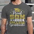 Proud Son Of 2024 College Graduate Family 24 Graduation Unisex Jersey T-Shirt