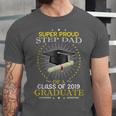 Proud Step Dad The Class Of 2019 Graduate Graduation Shirt Unisex Jersey T-Shirt