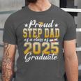 Proud Step Dad Of A Class Of 2025 Graduate Senior Graduation Unisex Jersey T-Shirt