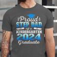 Proud Step Dad Of Kindergarten Graduate 2024 Graduation Step Unisex Jersey T-Shirt
