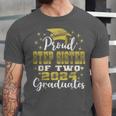 Proud Step Sister Of Two 2024 Graduate Class 2024 Graduation Unisex Jersey T-Shirt