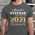 Proud Stepdad Class Of 2021 Graduate Senior 21 Graduation Unisex Jersey T-Shirt