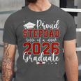 Proud Stepdad Of a Class Of 2026 Graduate For Graduation Unisex Jersey T-Shirt