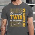 Proud Twin Of a 2025 Graduate Grad Prom Graduation Squad 25 Unisex Jersey T-Shirt
