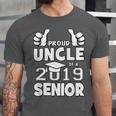 Proud Uncle Of A 2019 Senior School Graduation Shirt Unisex Jersey T-Shirt