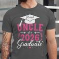 Proud Uncle Of a Class Of 2026 Graduate For Graduation Unisex Jersey T-Shirt