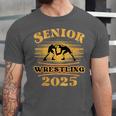 Proud Wrestler Graduation Apparel For Supporters And Seniors Unisex Jersey T-Shirt