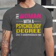 Psychology Degree Major Graduation 2024 Psychologist PsyD Unisex Jersey T-Shirt