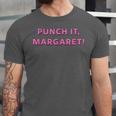 Punch It Margaret Vintage Retro 1980's Nostalgia Unisex Jersey T-Shirt Punch It Margaret Vintage Retro 1980's Nostalgia Unisex Jersey T-Shirt
