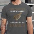 Quail Bird Lover Introvert Quail Unisex Jersey T-Shirt Quail Bird Lover Introvert Quail Unisex Jersey T-Shirt