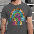 Rainbow Senior 2029 Shirt Class Of 2029 Cute Graduation Unisex Jersey T-Shirt