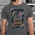 The Reader Tarot Card Book Dragon Romantasy Fantasy Bookish Unisex Jersey T-Shirt