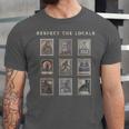Respect The Locals Cryptid Mothman Hiking Bigfoot Introverts Unisex Jersey T-Shirt Respect The Locals Cryptid Mothman Hiking Bigfoot Introverts Unisex Jersey T-Shirt