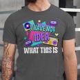 Retro 80s Style 90s Pop Fashion Nostalgia Eighties Music Unisex Jersey T-Shirt