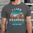 Retro Bearded Dragon Introvert For Lizard Lovers Unisex Jersey T-Shirt Retro Bearded Dragon Introvert For Lizard Lovers Unisex Jersey T-Shirt