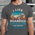 Retro Bearded Dragon Introvert For Lizard Lovers Unisex Jersey T-Shirt Retro Bearded Dragon Introvert For Lizard Lovers Unisex Jersey T-Shirt