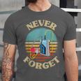 Retro Cassette Player Never Forget Nostalgia Vintage Unisex Jersey T-Shirt