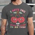 Retro Cherry Love 90s Nostalgia Unisex Jersey T-Shirt