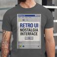 Retro Computer Dialog Box 90s Desktop Interface Nostalgia Unisex Jersey T-Shirt