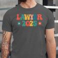 Retro Lawyer 2025 Attorney School Graduation Student Lawyer Unisex Jersey T-Shirt