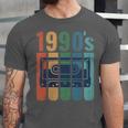 Retro Nineties Style Audio Tape Nostalgia Year 1990 Unisex Jersey T-Shirt Retro Nineties Style Audio Tape Nostalgia Year 1990 Unisex Jersey T-Shirt