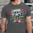 Retro Old Cassette Tape Cartoon With Walker Nostalgia Unisex Jersey T-Shirt
