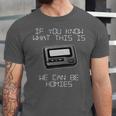 Retro Pager 90s Nostalgia Unisex Jersey T-Shirt