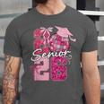 Retro Senior 2026 Coquette Bow Graduation Class Of 2026 Unisex Jersey T-Shirt