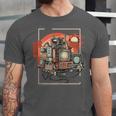Retro Tech Stack 80s 90s Nostalgia Analog TV Cameras Unisex Jersey T-Shirt Retro Tech Stack 80s 90s Nostalgia Analog TV Cameras Unisex Jersey T-Shirt