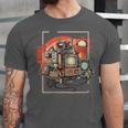 Retro Tech Stack 80s 90s Nostalgia Analog TV Cameras Unisex Jersey T-Shirt Retro Tech Stack 80s 90s Nostalgia Analog TV Cameras Unisex Jersey T-Shirt