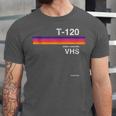 Retro VHS Tape 80s 90s Nostalgia For Movie Fans Unisex Jersey T-Shirt