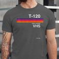 Retro VHS Tape Graphics 80s 90s Nostalgia Costume Unisex Jersey T-Shirt