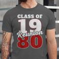 Reunion 1980 Class Of 1980 Reunion 80 Graduation 1980 Unisex Jersey T-Shirt