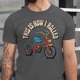This How I Rolled Retro Tricycle 80s 90s Kid Nostalgia Unisex Jersey T-Shirt This How I Rolled Retro Tricycle 80s 90s Kid Nostalgia Unisex Jersey T-Shirt