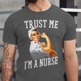 Rosie Riveter Nurse Shirt Nurse Graduation Shirt Unisex Jersey T-Shirt