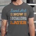 Sand Art Now Minimal Socializing Introvert Vintage Unisex Jersey T-Shirt Sand Art Now Minimal Socializing Introvert Vintage Unisex Jersey T-Shirt