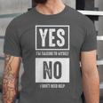 Sarcastic Independent Shopper Introvert Shopping Humor Unisex Jersey T-Shirt Sarcastic Independent Shopper Introvert Shopping Humor Unisex Jersey T-Shirt