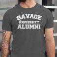 Savage University Shirt School Graduation Shirts Unisex Jersey T-Shirt