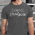 School Counselor t Shirt Teacher Graduation Outfit Idea Men Women Unisex Jersey T-Shirt