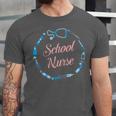 School Nurse Cute Adult Graduation Tshirt Nurses Fun Unisex Jersey T-Shirt