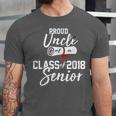 Senior 2018 Graduate Shirt Graduation College Retro Style Unisex Jersey T-Shirt