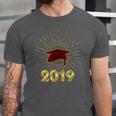 Senior 2019 Graduation Shirt Burgundy Gold Class Colors G23 Unisex Jersey T-Shirt